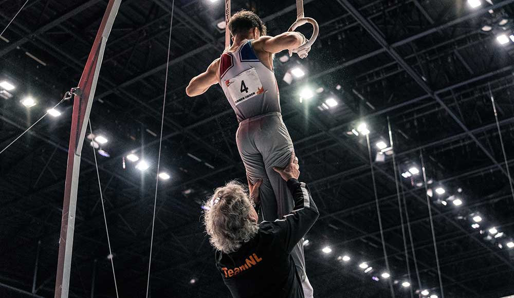 Amine Abaidi - Turnen en studie - Terugvechten naar de top - Johan Cruyff College Amsterdam.
