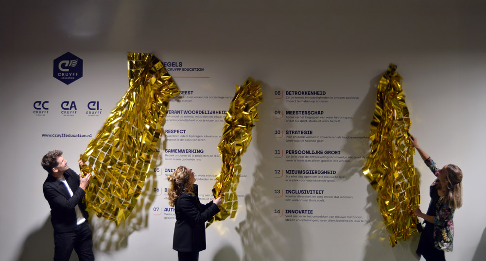 Eerste Cruyff Education Hub in Heerenveen - Johan Cruyff Institute.